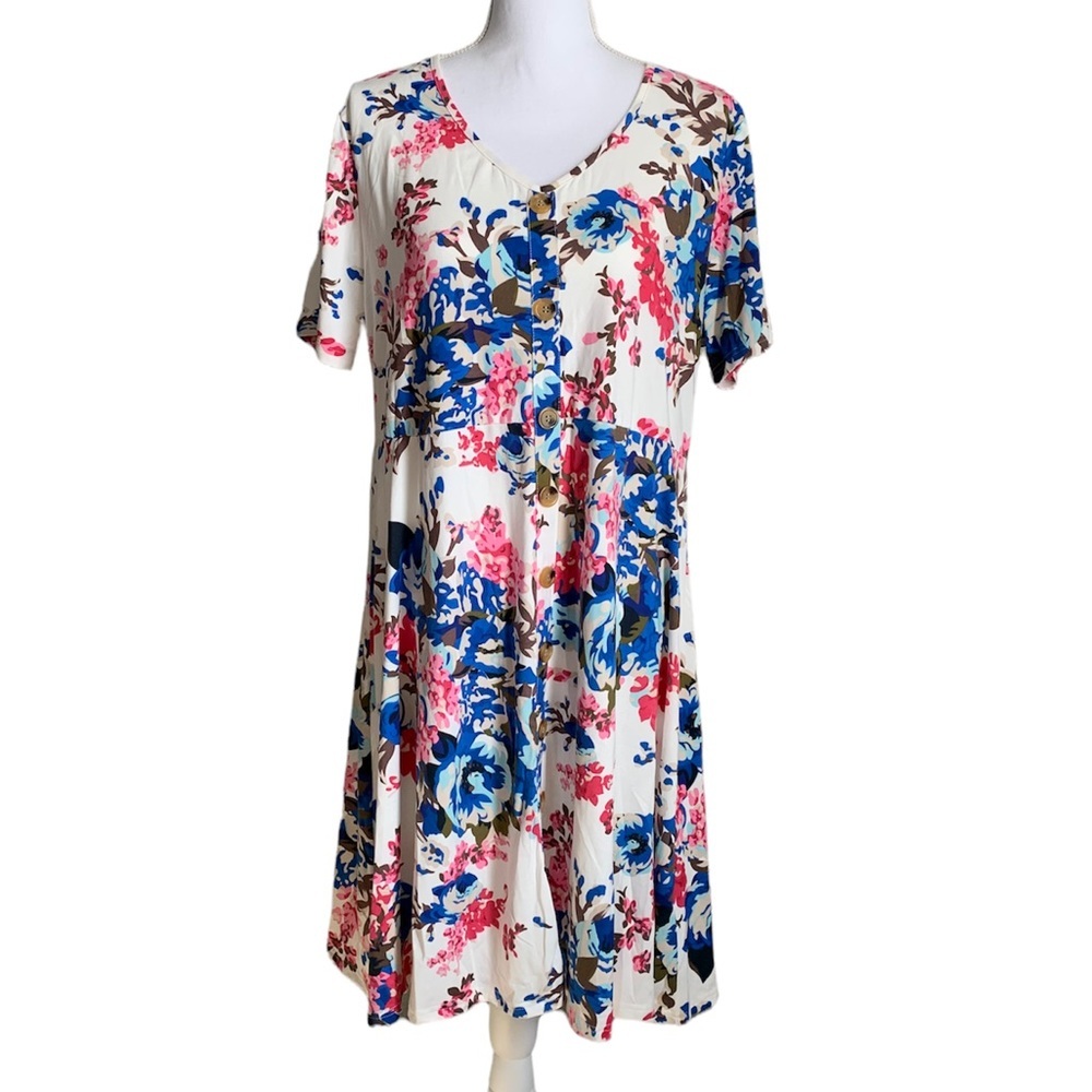 Voianlimo Floral Dress Size 2X